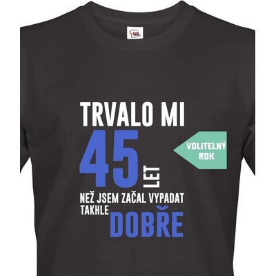 Bezvatriko.cz Trvalo XX let než jsem začal vypadat takhle dobře Canvas 1 černá