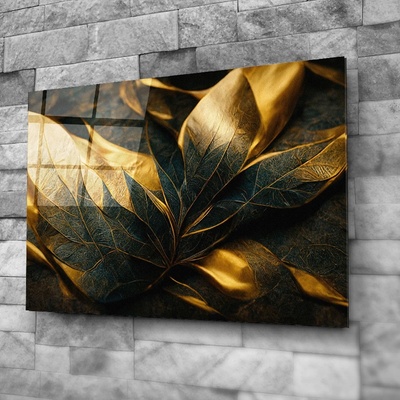 Art gift Стъклено АРТ пано - Златна природа