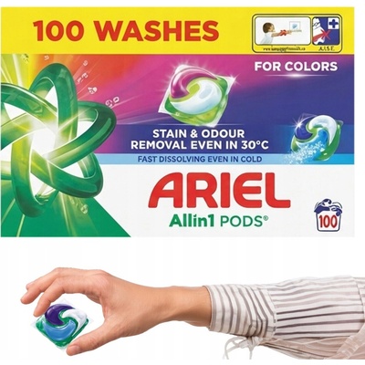 Ariel All in1 Pods Pracie kapsuly Color Clean 100 PD