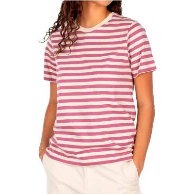 Iriedaily Дамска тениска Iriedaily Women's Stripe Basic Tee T-shirt - Plum - размер XL (916-1835-0315)