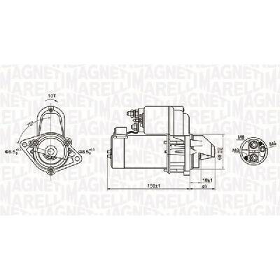 Startér MAGNETI MARELLI 063721257010