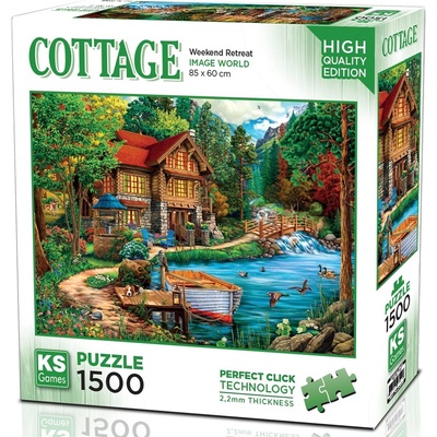 KS Games Пъзел KS Games от 1500 части - Отдих през уикенда (22041)
