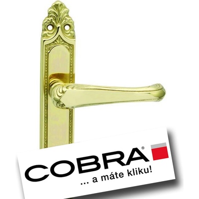 COBRA IKARUS PZ 90 mm klika levá/koule mosaz leštěná lesklá