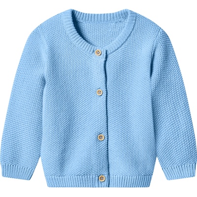 lupilu Dětský pletený svetr s BIO bavlnou modrá – Sleviste.cz
