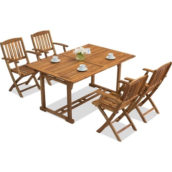 Garden Point Дървени мебели Burma/Delhi 4 Garden Point (GAP150_2xGAP147)