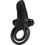 Pretty Love Vibrant Penis Ring Silicone 10 Functions Black