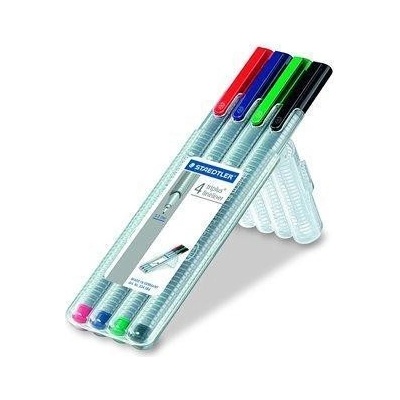STAEDTLER TRIPLUS 334 BOX 4 barev