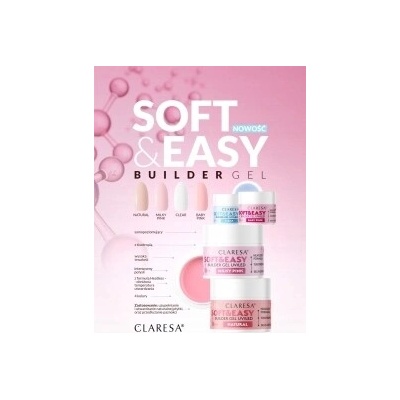Claresa stavební gel na nehty Soft Easy 45 g