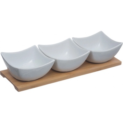 Secret de Gourmet Porcelánová servírovacia miska Trio 30 x 10 x 6 cm 3 ks