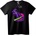 NOONEBRAND Тениска Космически Сърфинг - 2XL, Black