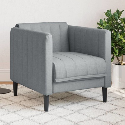 VidaXL 327567 relaxační světle šedé textil