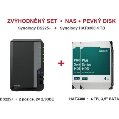 Synology DiskStation DS225+ 2x 4TB