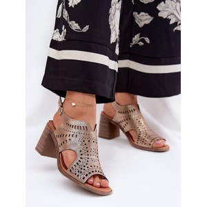 Step in style Дамски сандали с ток модел 211364 Step in style