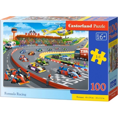 Castorland Пъзел Castorland от 100 части - Състезание от Формула 1 (B-111046)