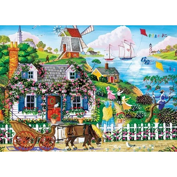 Masterpieces - Puzzle Rambling Rose Cottage - 1 000 piese