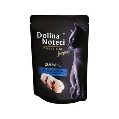 Dolina Noteci Noteć Valley Премиум ястие от треска със сардини - за деца 85 г