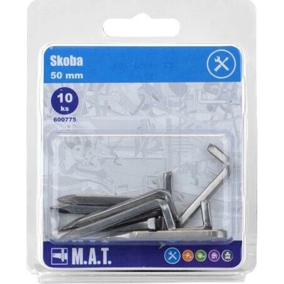 skoba 50mm lesk (10ks)