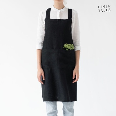 Linen Tales Lněná zástěra Crossback