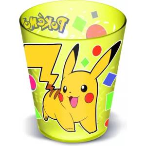 QX Pokemon: пластмасова чаша жълта - 285 мл (674816)
