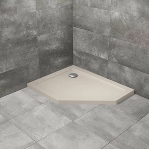Radaway Петоъгълно душ корито Radaway Doros PT E Stone 100x80 см акрил кашмир ляво (SDRPT1080-01-84SL)