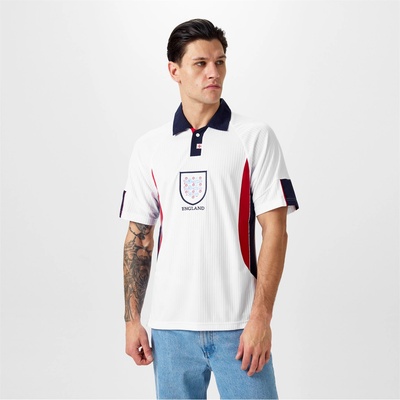 Score Draw Футболна фланелка Score Draw Score Draw England Home Shirt 1998 - White