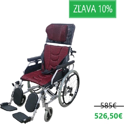 Rehafund Rf-11 Cruiser Utilis polohovateľný invalidný vozík 45 cm