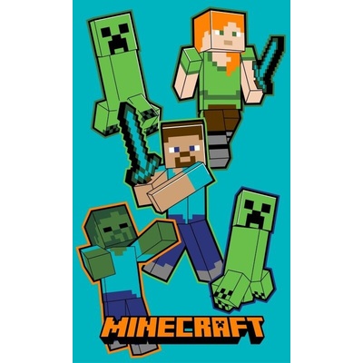 Jerry Fabrics detský uterák Minecraft Crawler 30 x 50 cm