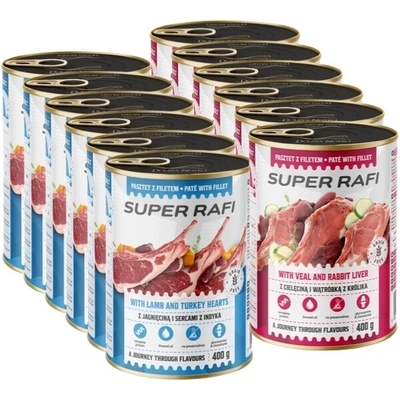 Super Rafi so zmesou príchutí 12 x 400 g