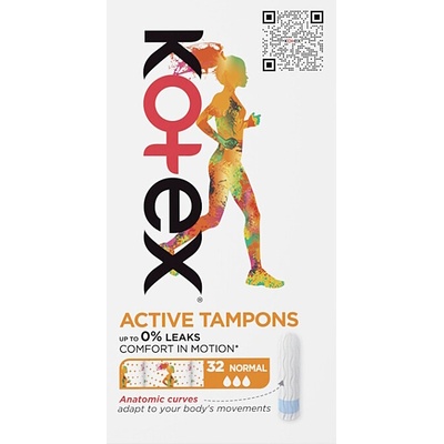 Kotex tampóny Active Normal 32 ks