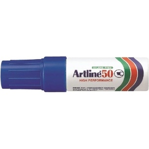 Artline Маркер 50 Перманентен 6.0 син (EK-50 BLUE)