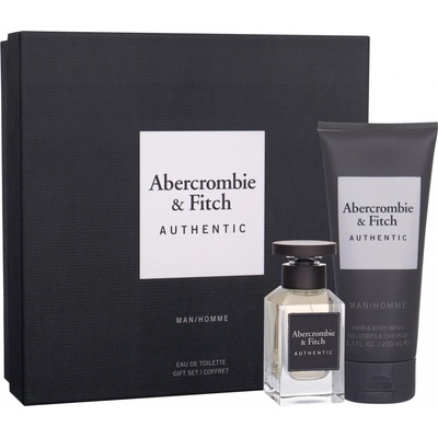 Abercrombie & Fitch Authentic Men EDT 50 ml + sprchový gel 200 ml dárková sada