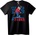 NOONEBRAND Тениска Колело и Пица - XS, Black