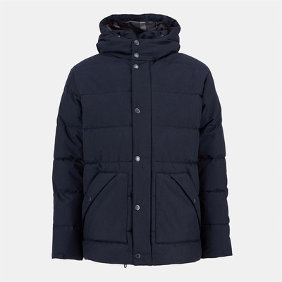Barbour Яке Barbour Men's Brampton Quilted Long Sleeve Medium Puffer Jacket - Dk Navy/Oak