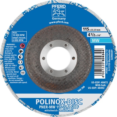Pferd Brusný disk 115 x 13 x 22,23 mm 4007220824344