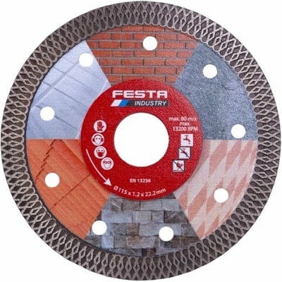 Festa Kotouč diamantový plný INDUSTRY 115