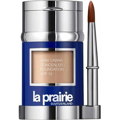 La Prairie Luxusní tekutý make-up s korektorem SPF15 Skin Caviar Concealer Foundation Tender Ivory 30 ml + 2 g