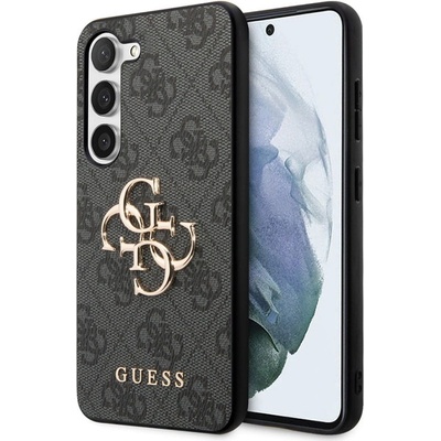 GUESS Калъф Guess - PU 4G Metal Logo, Galaxy S24, сив (3666339241186)