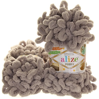Alize Puffy šedohnědá 268