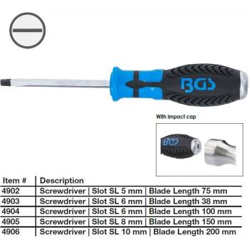 Image 1 of BGS technic Ударни прави отвертки - от 15.70лв ; bgs technic