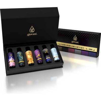 Giovani Подаръчен комплект от 6 парфюма за пране Giovani