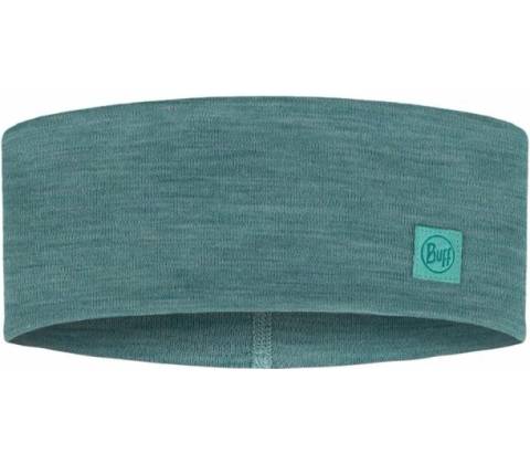 Buff Merino Wide Headband Solid Pool