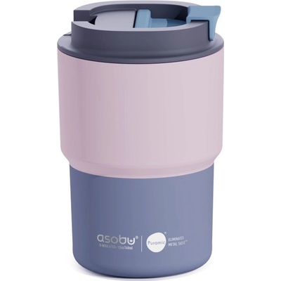 Asobu Mini Pick UP cestovný termohrnček PASTEL PINK 350 ml