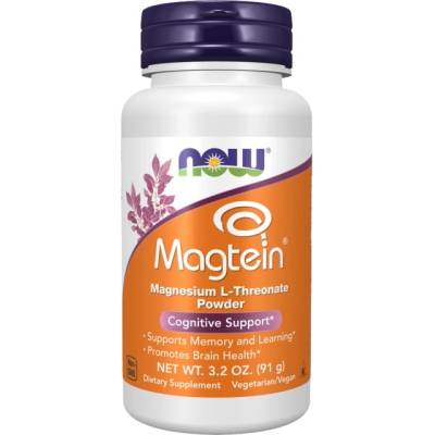 NOW Magtein Powder [91 грама] Неовкусен