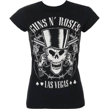 Image 1 of ROCK OFF дамска тениска Guns N' Roses - Череп & пистолети - ROCK OFF - GNRTS37LB
