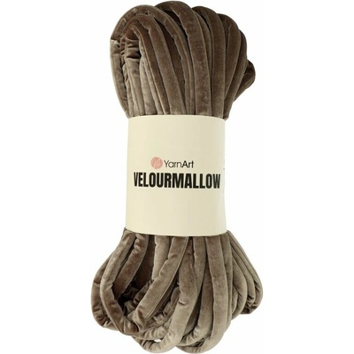 YarnArt Velourmallow 7104 hnedá