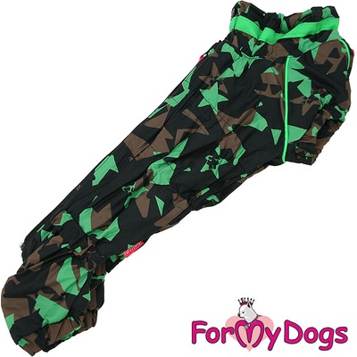 FOR MY DOGS Overal GREEN CAMO pro psy