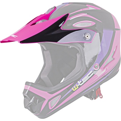 W-TEC Náhradný šilt pre prilbu FS-605 Extinction Pink