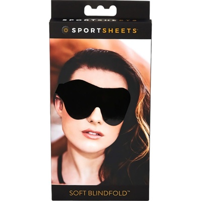 Páska cez oči Sportsheets - Soft Blindfold Black