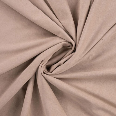 Kostýmovka Semiš SUEDE Stretch - Hnědá béžová světlá
