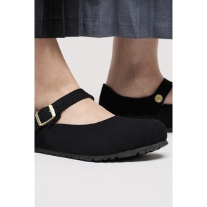 Birkenstock балеринки от велур Mantova (1030423)